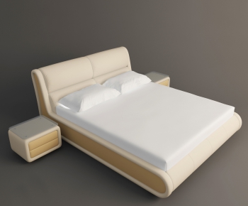 Modern Double Bed-ID:256192239