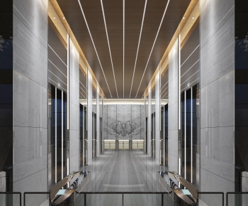 Modern Corridor/elevator Hall-ID:168401551