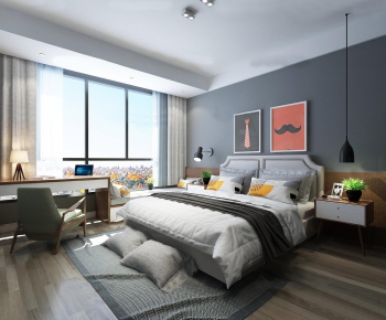 Nordic Style Bedroom-ID:320176716
