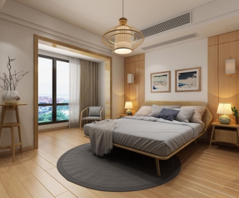 Japanese Style Bedroom-ID:466329642