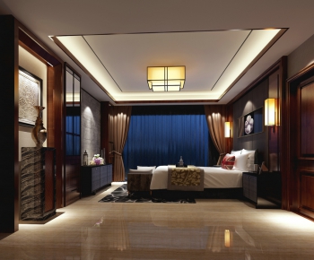 New Chinese Style Bedroom-ID:623691747