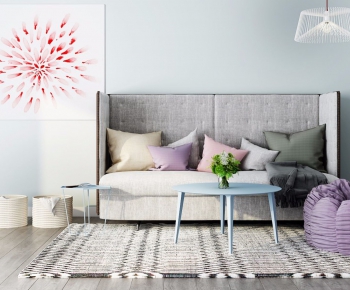 Nordic Style A Sofa For Two-ID:359965873