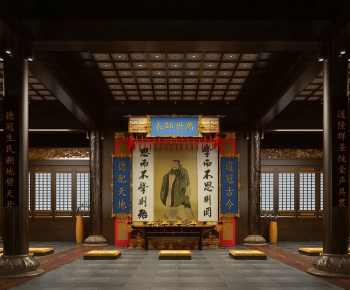 中式孔庙宗教文化-ID:277436994