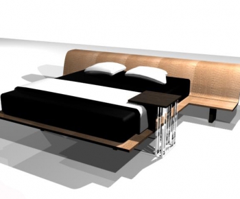 Modern Double Bed-ID:403290469