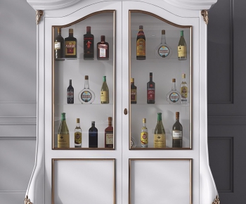 European Style Wine Cabinet-ID:487504158