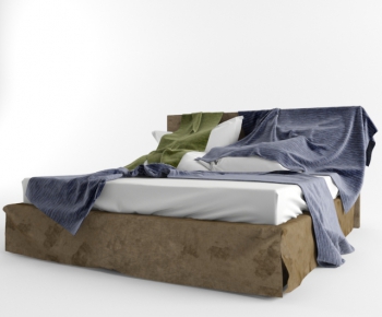 Modern Double Bed-ID:229484975