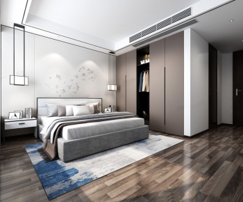 New Chinese Style Bedroom-ID:502619237