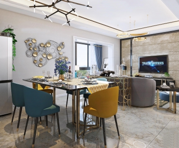 Modern Hong Kong Style A Living Room-ID:554251514