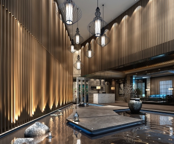 New Chinese Style Lobby Hall-ID:170257734