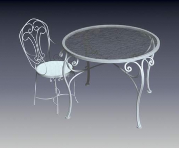 European Style Outdoor Tables And Chairs-ID:208536171