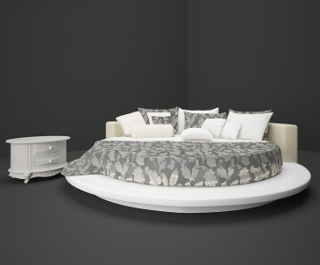 Modern Double Bed-ID:673097814