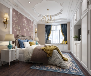 Simple European Style Bedroom-ID:272324298