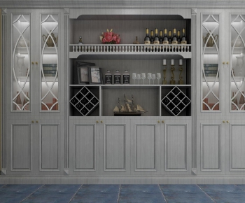 European Style Wine Cabinet-ID:349668763