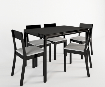 Modern Dining Table And Chairs-ID:288621964