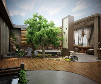New Chinese Style Courtyard/landscape-ID:463635795
