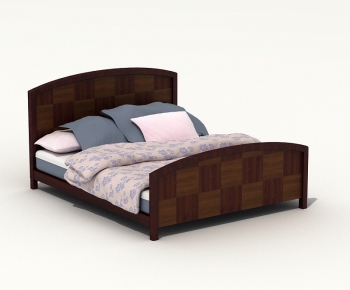 Modern Double Bed-ID:690770155
