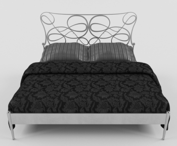 Modern Double Bed-ID:135158341