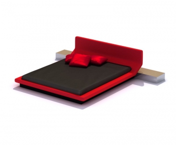 Modern Double Bed-ID:125215772