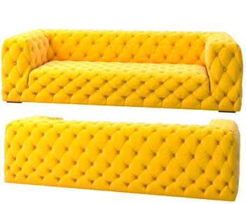European Style Three-seat Sofa-ID:372948827
