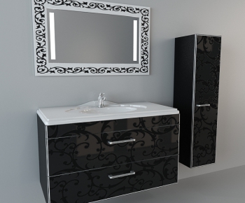 Modern Bathroom Cabinet-ID:987205877