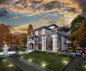 European Style Villa Appearance-ID:830859651