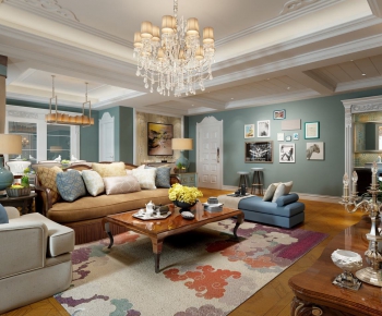 American Style A Living Room-ID:267157989