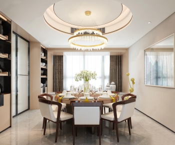 New Chinese Style Dining Room-ID:306703896