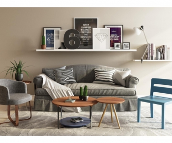 Modern Nordic Style Sofa Combination-ID:874644395