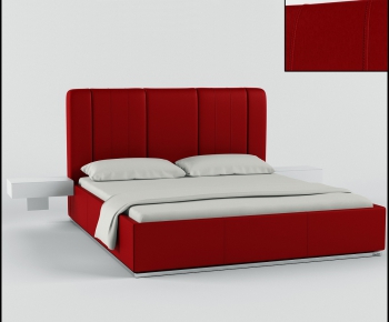 Modern Double Bed-ID:825866253