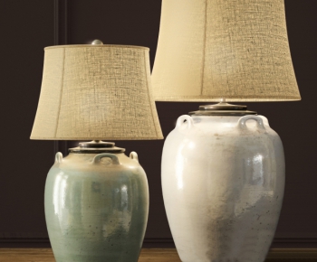 Mediterranean Style New Chinese Style Table Lamp-ID:970064814