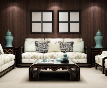 New Chinese Style Sofa Combination-ID:904163258