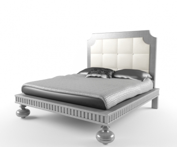 European Style Double Bed-ID:440682247