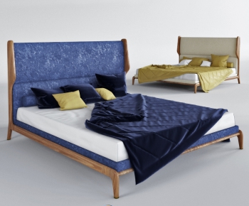 Modern Double Bed-ID:667507727