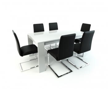 Modern Dining Table And Chairs-ID:862348321