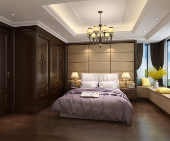 Simple European Style Bedroom-ID:422633782