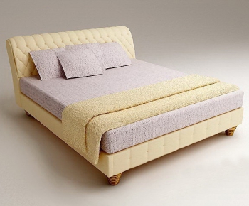 Modern Double Bed-ID:135820285