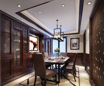 American Style Dining Room-ID:851408128