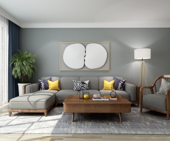 Nordic Style Sofa Combination-ID:554725447