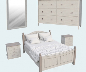 Modern Double Bed-ID:868016479
