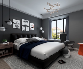 Nordic Style Bedroom-ID:506409979