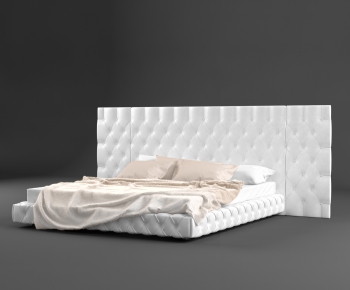 Modern Double Bed-ID:211402237