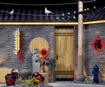 New Chinese Style Garden-ID:340491719