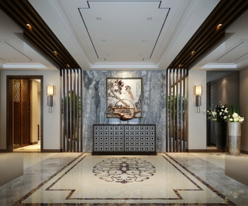 New Chinese Style Lobby Hall-ID:135607255