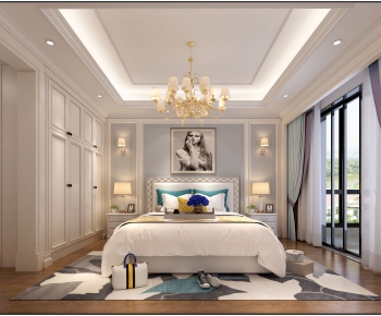 Simple European Style Bedroom-ID:174034828