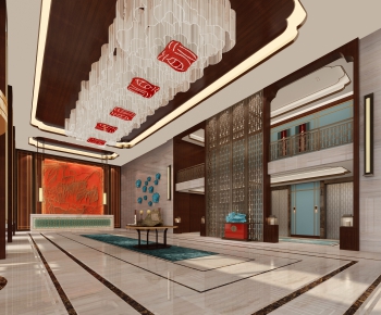 New Chinese Style Lobby Hall-ID:426829483
