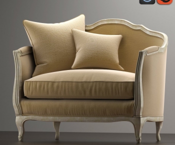 European Style Single Sofa-ID:825991173