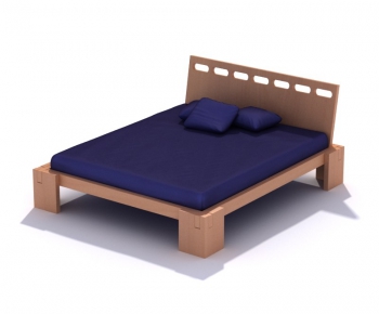 Modern Double Bed-ID:132961937