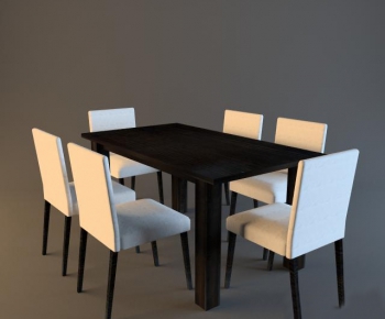 Modern Dining Table And Chairs-ID:149448692