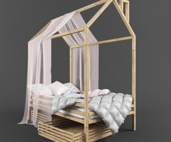 Modern Child's Bed-ID:994519631