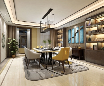 New Chinese Style Dining Room-ID:908036513